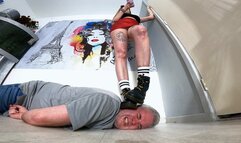 Dr Martens Boots Head Trampling FLOOR CAM (4K)