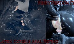 Latex Double Anal Fisting 4k ft Mistress Patricia Maz Morbid #fisting