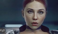 Black Widow having sex with thanos