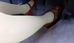 Brown Maryjane style shoes