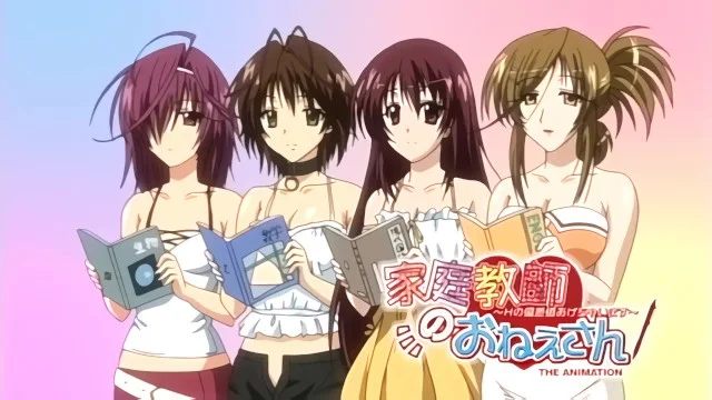 Anime Harem Sluts - Harem Hentai - Kateikyoushi No Oneeâ€“San EP2 Porn Video