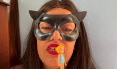 Giantess, mouth domination!