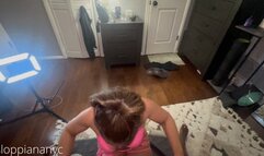 Sloppiananyc Showing Off in Pink Lingerie HeadCam POV