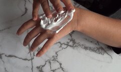 The cream is mixed half with your sperm HW