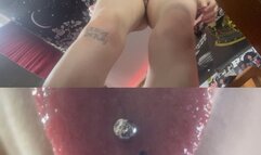 glitterqueen1999: UNAWARE GIANTESS PLAYS WITH HERSELF WHILST YOU SNEAK IN HER MOUTH AND PUSSY, VORE FETISH, GIANTESS
