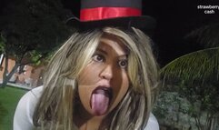 Magician naked and embarrassed EUF