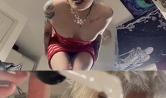 GOTH GF GLITTERQUEEN1999 EATS CHEATING BF VORE GIANTESS FETISH