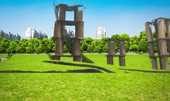 Giantess - Giantess huge ass and feet destroys buildings, crush, giantess special effects, goddess worship 1080