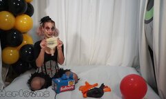 Kate - pump popping big balloons