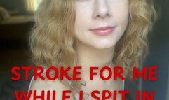 Stroke For Me While I Spit In Your Mouth