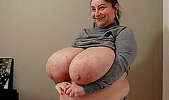 Maja meets Alice Part 203 - Alice strips out of her tight Grey Sweater (Clip No 2660 - wmv version)