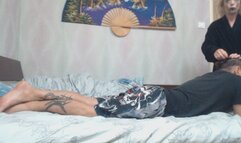 bad witch massage half face head