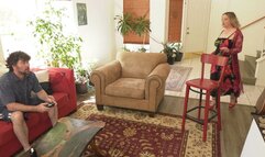 Teaching my stepson how to have sex I let him use my butthole