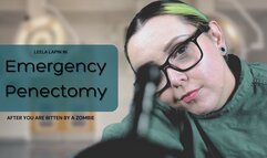 Leela Lapin Saves Your Life by Performing an Emergency Surgical Penectomy After You are Bit by a Zombie!