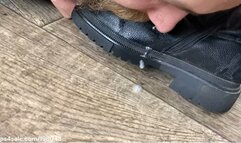 Heavy over the knee boots licking, spitting and facebusting