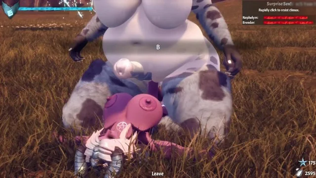 Purple Futa Demon Fucks Cow Girls. Porn Video