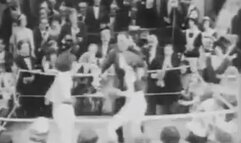 Vintage Womens Boxing from 1920's Film