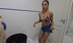 Stinky feet sniffing competition - VOL #230 - JENNY vs MEG - OCT 2024 - CLIP 01