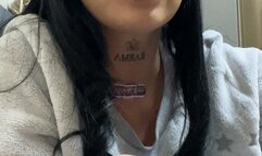 Session open mouth inhale, exhales