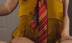 Vertical - Hermione bewitches you with a magical handjob