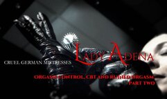Lady Adena - CBT, Orgasm Control and ruined orgasm with the magic wand - 2nd part (Mp4)