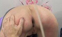 Sissi anus caning 2710