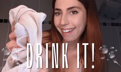Drink it ! Ymarie pee on you and humiliates you - PEE FETISH - HUMILIATION - URO - FEMDOM