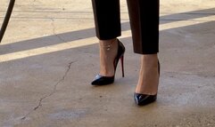 Cleaning my car in sokate Louboutin heels : A Teacher's Secret Desire part 1