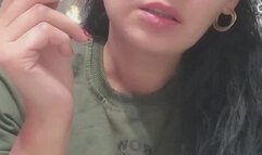 Smoking brown and cought By Anna Sparkle