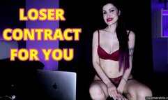 LOSER CONTRACT FOR YOU