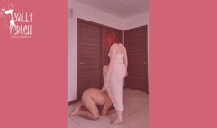 Afrodita playing with her slave