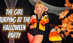 The Girl Burping At The Halloween Party