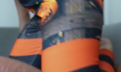 Locktober - Cage 14: Trick or Tease: Metal Cage Upgrade & Fake Pussy Fun!