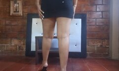 At home I have a great time with my high heels (3)