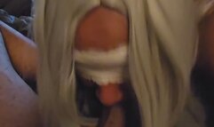 Slow Motion Deep Throating Masked MILF