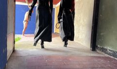 BQ Whipping Inferno in full Leather by Kalinda and The BootsQueen