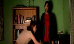 Claire Danes kissing a guy in Shopgirl