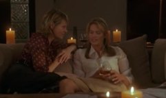 Elle Macpherson kissing with other woman in A Girl Thing