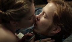 Doutzen Kroes kisses and wears sheer dress in Nova Zembla