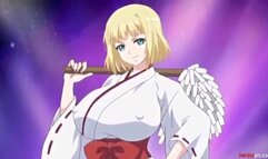 Big-breasted Hentai Blonde Gets her Pussy Fucked on all Fours