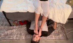 My Own Personal Foot Shiner!