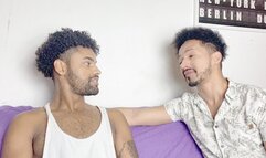 HOT KISSES BETWEEN TWO BRAZILIAN BRUNETTES - BY NICK NORRIS AND VITOR LIU - CLIP FULL