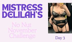 British Domme teases and humilates you: No Nut November Day 3