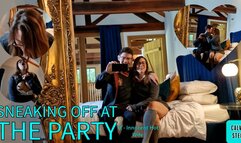 Sneaking Off At The Party - Ft Innocent Hotwife