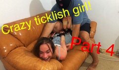 Crazy ticklish girl! Part 4