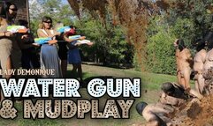 LADY DEMONIQUE- WATERGUN AND MUDPLAY