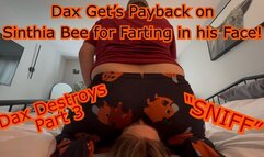 250 Lbs of Man Ass On Sinthia's Beautiful Face!