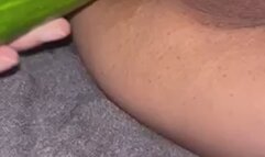 Gurke Anal mit Ob vorn drin