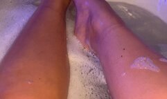 Je joue dans mon bain