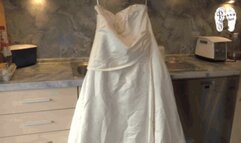 Runinig of a Wedding Dress